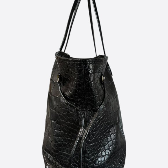 Louis Vuitton Black Crocodile Neverfull MM - Picture 2 of 7